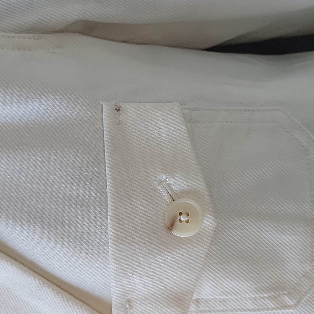 Anthropologie Neve Utility Button Front Jacket Ivroy 6 - Picture 15 of 17